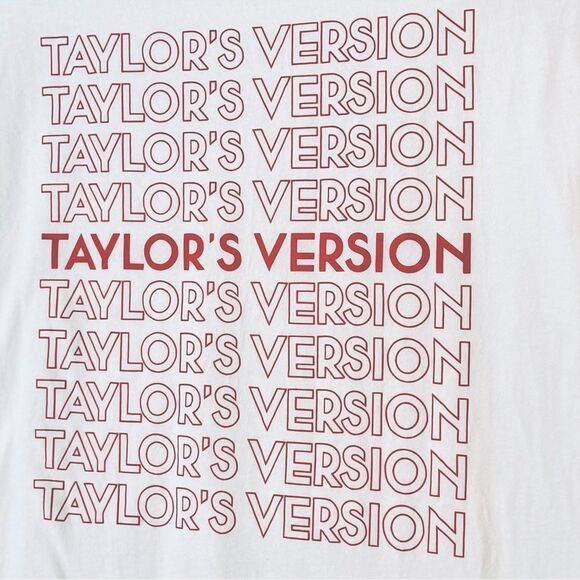 Bella Canvas Taylor Swift Taylor’s Version Short Sleeve Graphic Tee. Small. - Picture 3 of 5